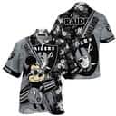 Oakland Raiders Mickey Mouse Hawaiian Shirt Beach Gift For Him Oakland Raiders Mickey Mouse Hawaiian Shirt Beach Gift For Him