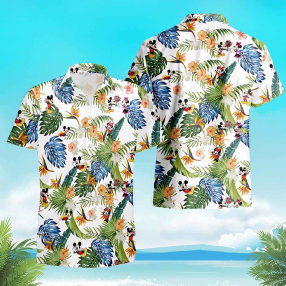 Mickey And Minnie Mouse Hawaiian Shirt Gift For Disney Lovers
