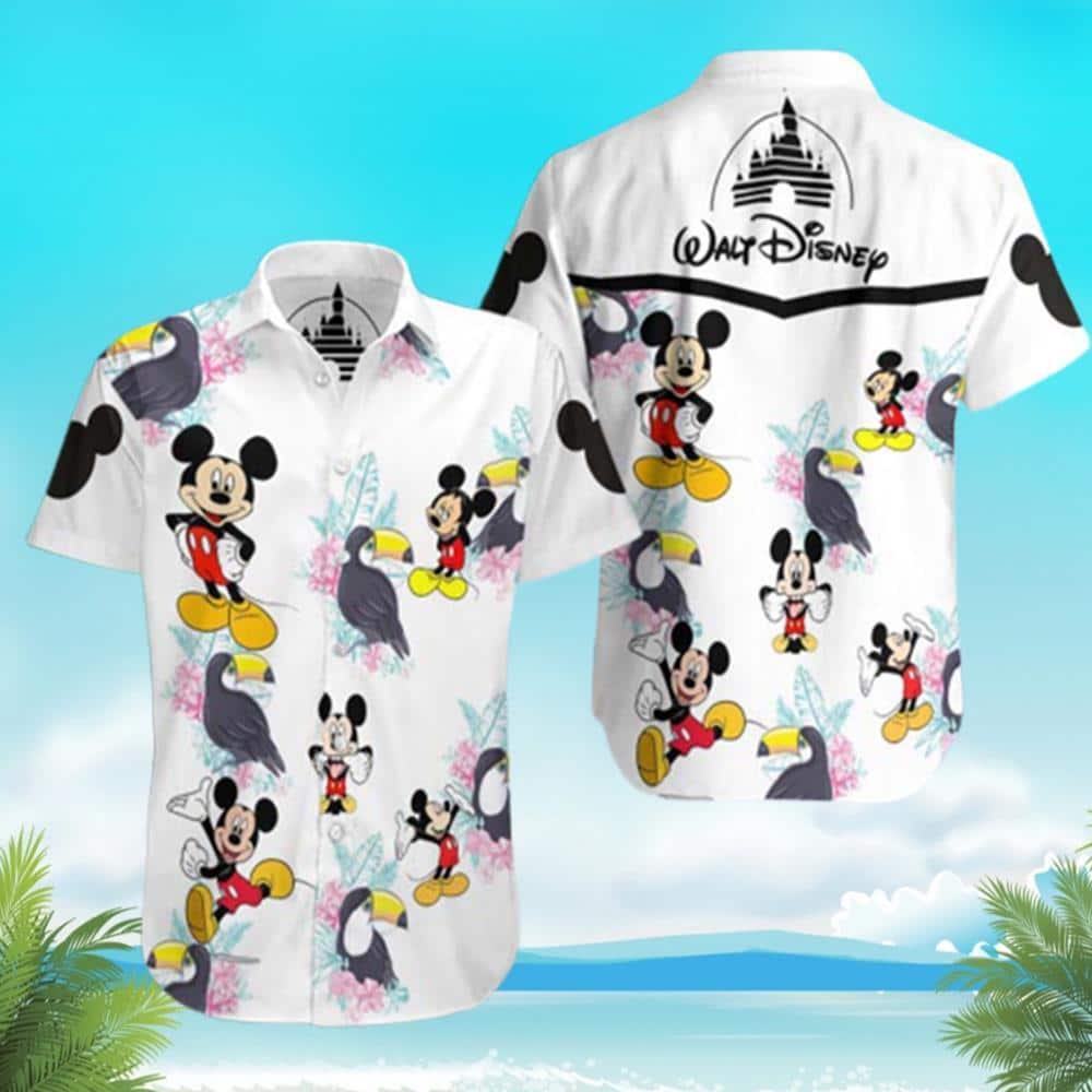Beach Aloha Mickey Mouse Hawaiian Shirt Practical Beach Gift