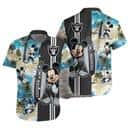 Mickey Mouse Surfing Hawaiian Shirt Disney Mickey Mouse Las Vegas Raiders