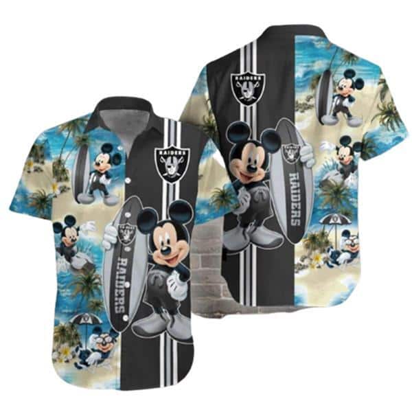 Mickey Mouse Surfing Hawaiian Shirt Disney Mickey Mouse Las Vegas Raiders Mickey Mouse Surfing Hawaiian Shirt Disney Mickey Mouse Las Vegas Raiders