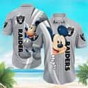 Las Vegas Raiders Mickey Mouse Hawaiian Shirt Gift For Beach Vacation Las Vegas Raiders Mickey Mouse Hawaiian Shirt Gift For Beach Vacation