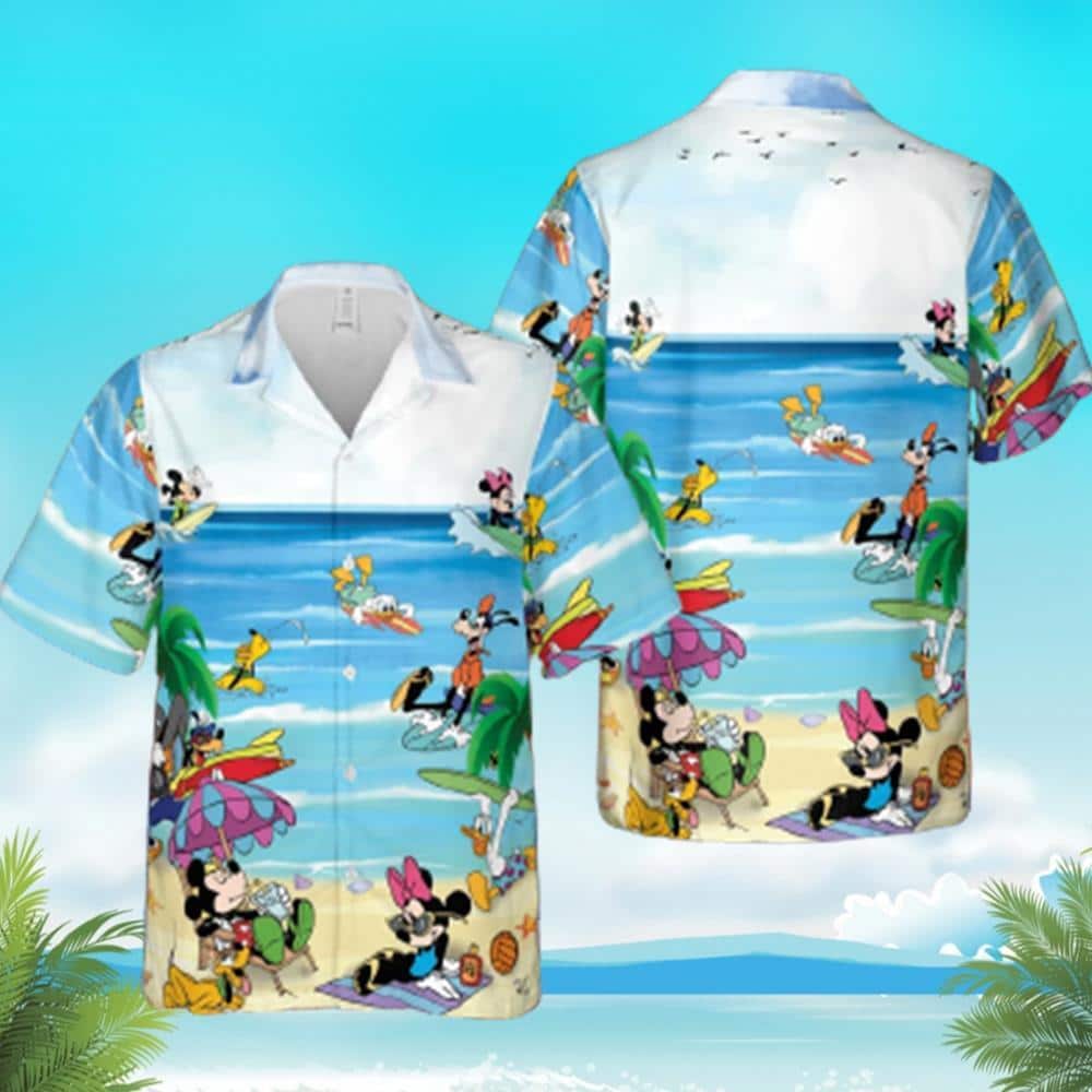 Summer Aloha Mickey Mouse Hawaiian Shirt Gift For Disney Lovers