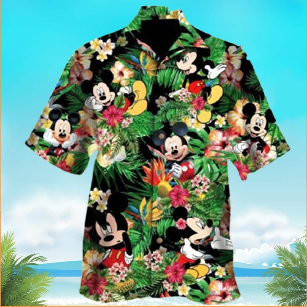 Aloha Mickey Mouse Hawaiian Shirt Disney Birthday Gift For Adults