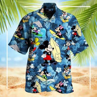 Disney Mickey Mouse Hawaiian Shirt Summer Gift For Friends