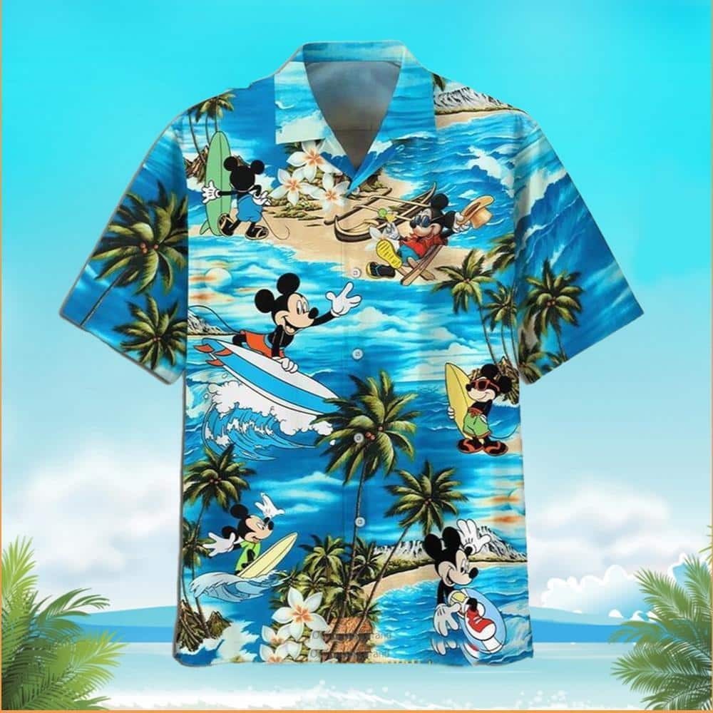 Funny Mickey Mouse Hawaiian Shirt Gift For Cartoon Lovers