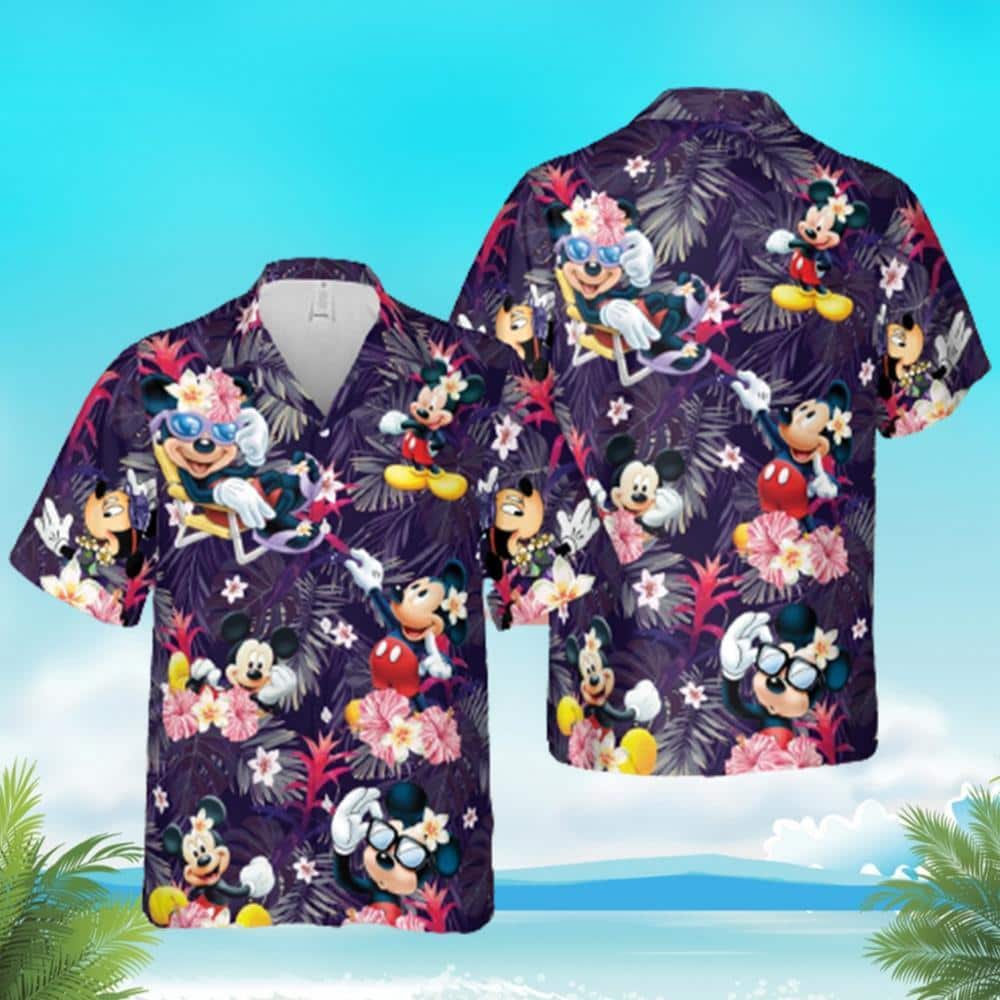Aloha Mickey Mouse Hawaiian Shirt Gift For Summer Holiday