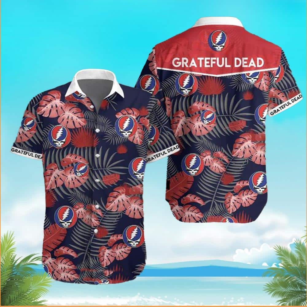 Grateful Dead Hawaiian Shirt Gift For Beach Trip