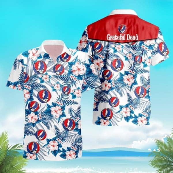 Grateful Dead Rock Band Trending Hawaiian Shirt Summer Holiday Gift