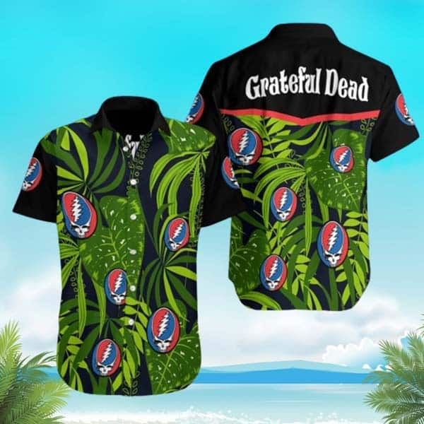 Grateful Dead Rock Band Hawaiian Shirt Gift For Beach Vacation