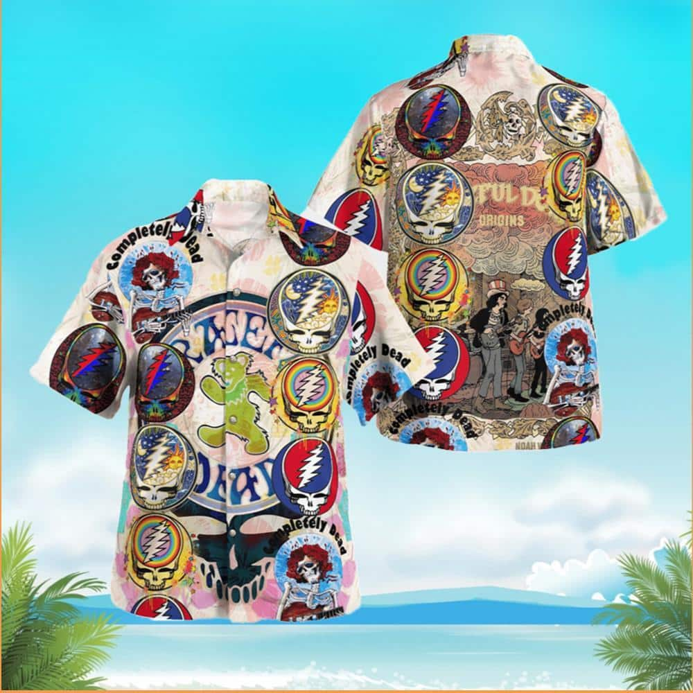 Grateful Dead Rock Band Hawaiian Shirt Summer Gift For Friend