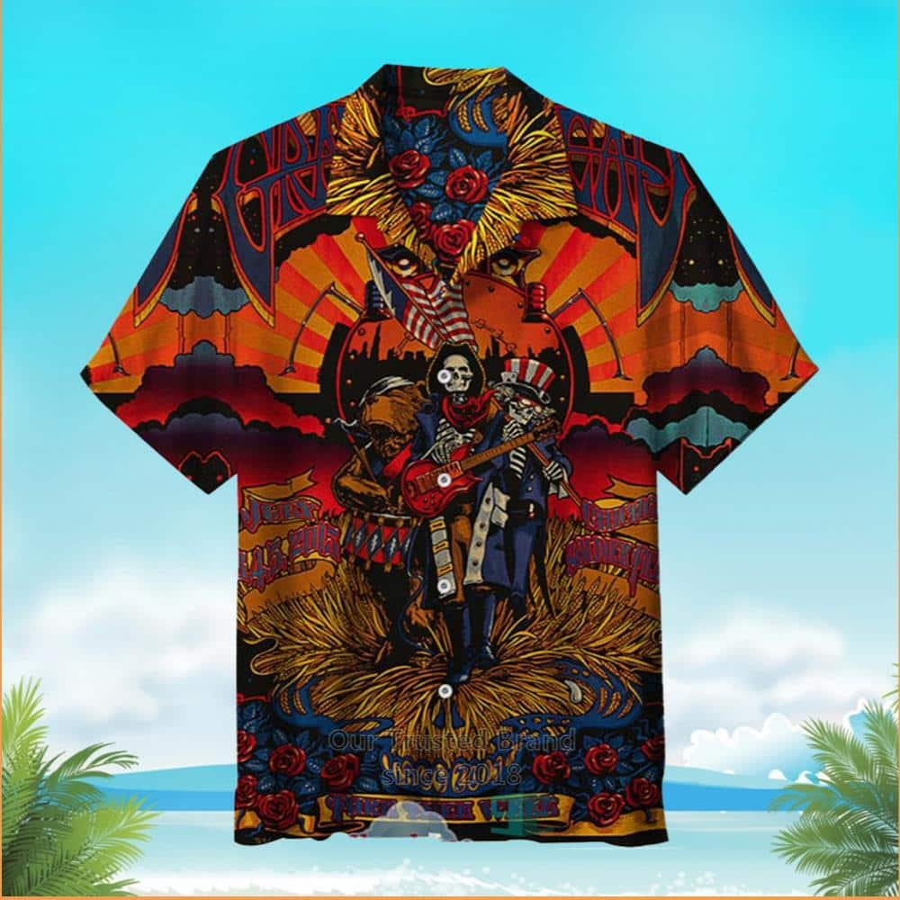 Aloha Beach The Grateful Dead Hawaiian Shirt Beach Gift For Friend