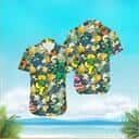 Dancing Bears Pineapple Tropical Forest Grateful Dead Hawaiian Shirt