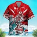 Wisconsin Badgers Grateful Dead Hawaiian Shirt Practical Beach Gift For Him