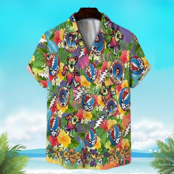 Tropical Aloha Grateful Dead Hawaiian Shirt Summer Gift For Friends Tropical Aloha Grateful Dead Hawaiian Shirt Summer Gift For Friends