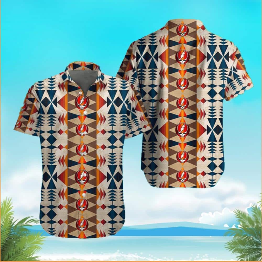 Grateful Dead Hawaiian Shirt Summer Beach Gift Grateful Dead Hawaiian Shirt Summer Beach Gift