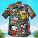 Grateful Dead Snoopy Peanuts Hawaiian Shirt Summer Holiday Gift