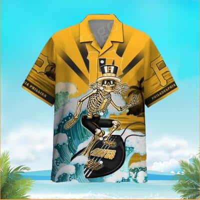 MLB Pittsburgh Pirates Hawaiian Shirt Grateful Dead Gift For Beach Lovers