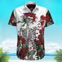 Rose Skull Grateful Dead Hawaiian Shirt Gift For Beach Holiday
