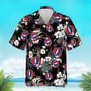 Grateful Dead Rock Band Hawaiian Shirt Tropical Flower Pattern Gift For Beach Vacation
