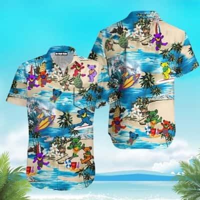 Grateful Dead Rock Band Hawaiian Shirt Summer Beach Gift