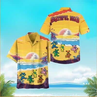 Aloha Grateful Dead Hawaiian Shirt Summer Gift For Friend