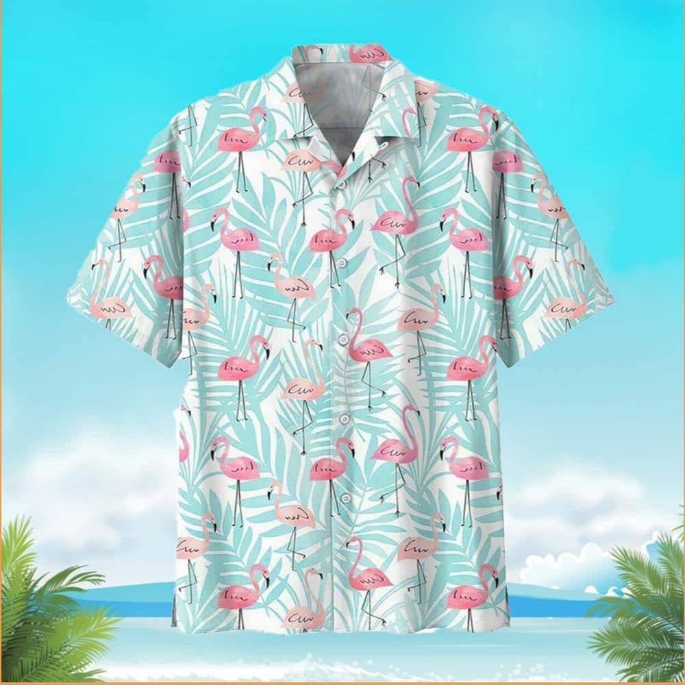 Beach Aloha Flamingo Hawaiian Shirt Practical Beach Gift