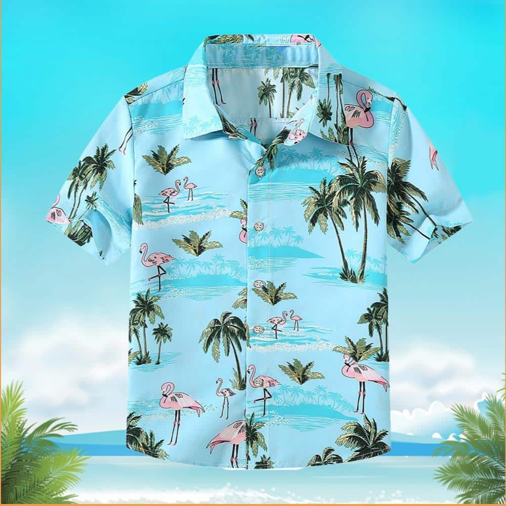 Flamingo Hawaiian Shirt Summer Gift For Friend