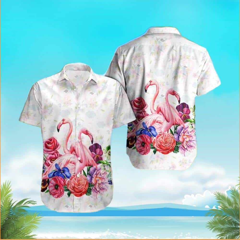 Summer Aloha Flamingo Hawaiian Shirt Summer Gift For Friends