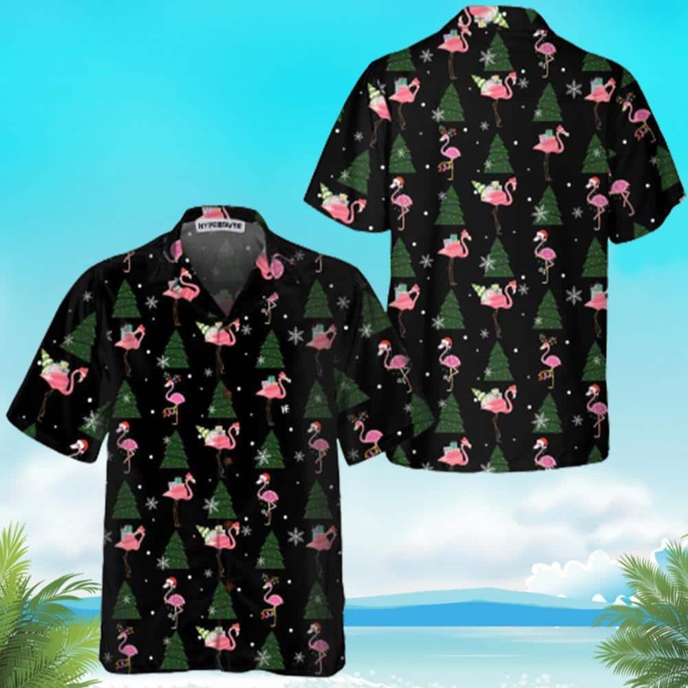 Flamingo Hawaiian Shirt Trendy Summer Gift