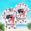 American Flag Flamingo Hawaiian Shirt Beach Gift For Friend American Flag Flamingo Hawaiian Shirt Beach Gift For Friend