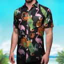 Baltimore Orioles Flamingo Hawaiian Shirt Tropical Palm Leaves Beach Gift For Friend Baltimore Orioles Flamingo Hawaiian Shirt Tropical Palm Leaves Beach Gift For Friend