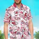 Beach Aloha Kansas City Chiefs Flamingo Hawaiian Shirt Tropical Flower Pattern Summer Beach Gift Beach Aloha Kansas City Chiefs Flamingo Hawaiian Shirt Tropical Flower Pattern Summer Beach Gift