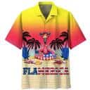 Sunset Aloha American Flag Flamingo Flamerica Hawaiian Shirt Sunset Aloha American Flag Flamingo Flamerica Hawaiian Shirt