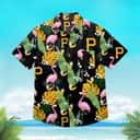 Pittsburgh Pirates Flamingo Hawaiian Shirt Banana Leaf Gift For MLB Fans Pittsburgh Pirates Flamingo Hawaiian Shirt Banana Leaf Gift For MLB Fans