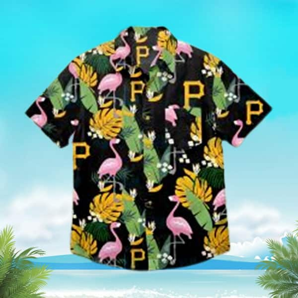 Pittsburgh Pirates Flamingo Hawaiian Shirt Banana Leaf Gift For MLB Fans