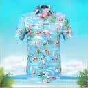 Summer Aloha Flamingo Hawaiian Shirt Beach Lovers Gift