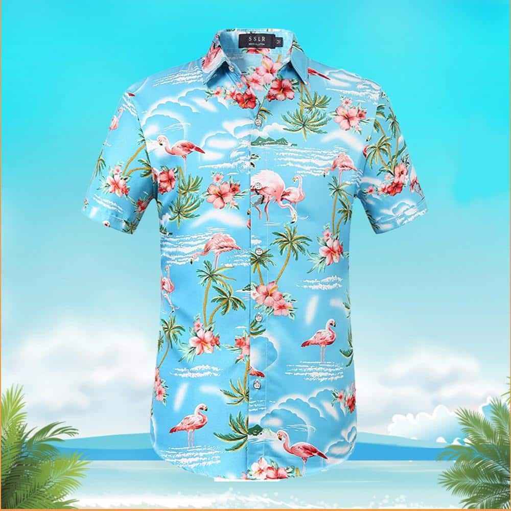 Summer Aloha Flamingo Hawaiian Shirt Beach Lovers Gift Summer Aloha Flamingo Hawaiian Shirt Beach Lovers Gift