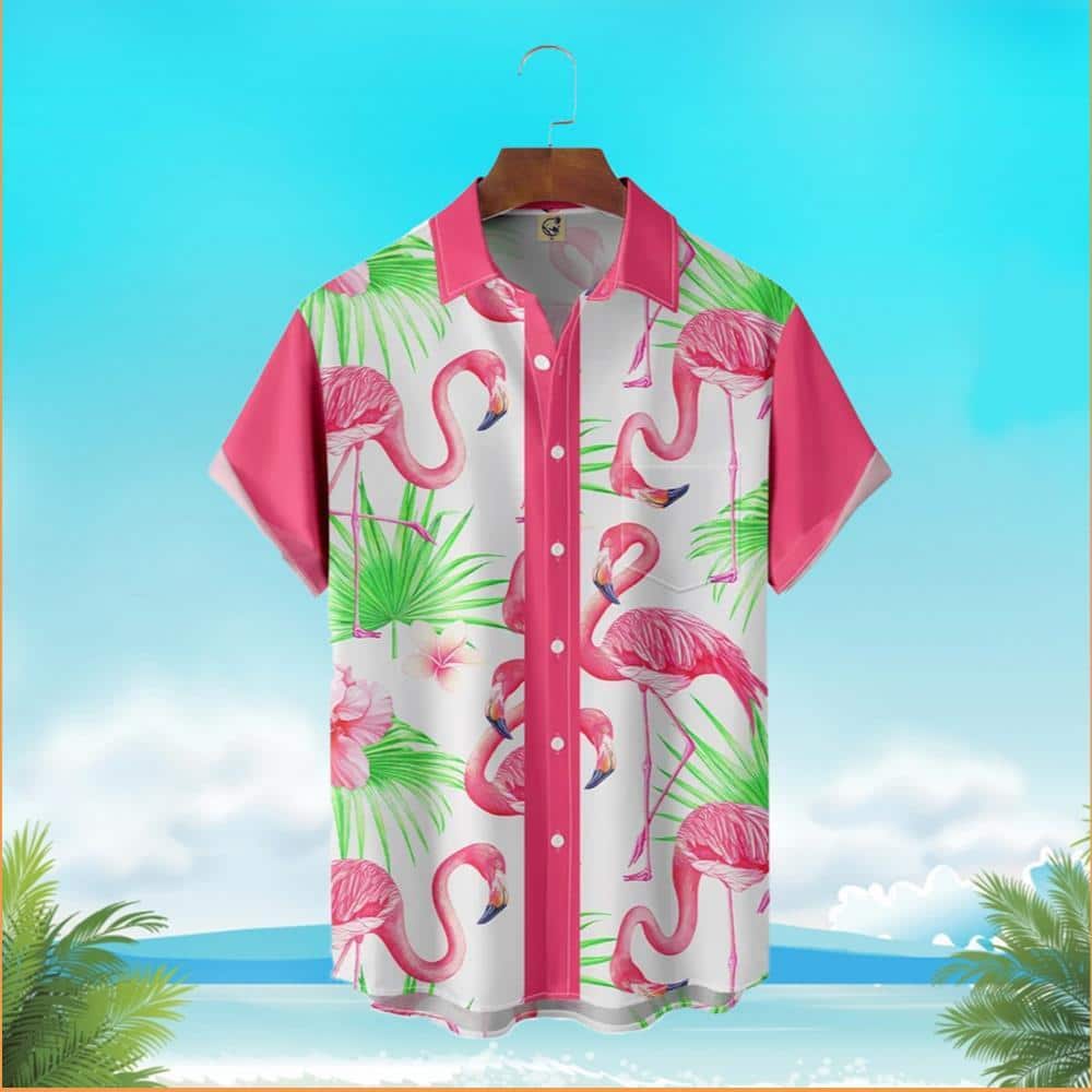Beach Aloha Flamingo Hawaiian Shirt Gift For Best Friend Beach Aloha Flamingo Hawaiian Shirt Gift For Best Friend
