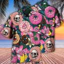 Funny Donut Tropical Style Hawaiian Shirt Best Beach Gift Funny Donut Tropical Style Hawaiian Shirt Best Beach Gift