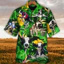 Cow Dancing And Play Funny Tropical Style Hawaiian Shirt Cow Dancing And Play Funny Tropical Style Hawaiian Shirt