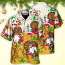 Christmas Santa Claus Drunk Beer Funny Hawaiian Shirt Christmas Santa Claus Drunk Beer Funny Hawaiian Shirt