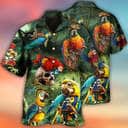 Funny Parrot Pirates In The Ocean Hawaiian Shirt Best Beach Gift Funny Parrot Pirates In The Ocean Hawaiian Shirt Best Beach Gift