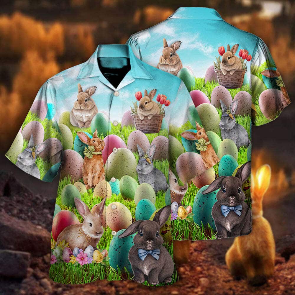 Funny Happy Easter This Is My Easter Rabbit Hawaiian Shirt Funny Happy Easter This Is My Easter Rabbit Hawaiian Shirt