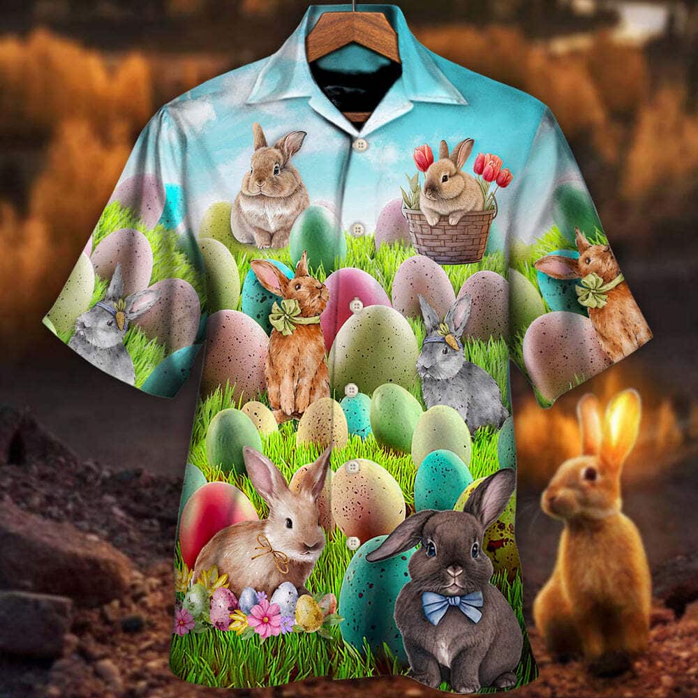 Funny Happy Easter This Is My Easter Rabbit Hawaiian Shirt Funny Happy Easter This Is My Easter Rabbit Hawaiian Shirt