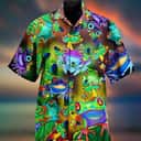 Frog And Mushrooms Love Life Funny Hawaiian Shirt Frog And Mushrooms Love Life Funny Hawaiian Shirt