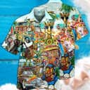 Funny Hippie Animals Happy Together Love Beach Hawaiian Shirt Funny Hippie Animals Happy Together Love Beach Hawaiian Shirt
