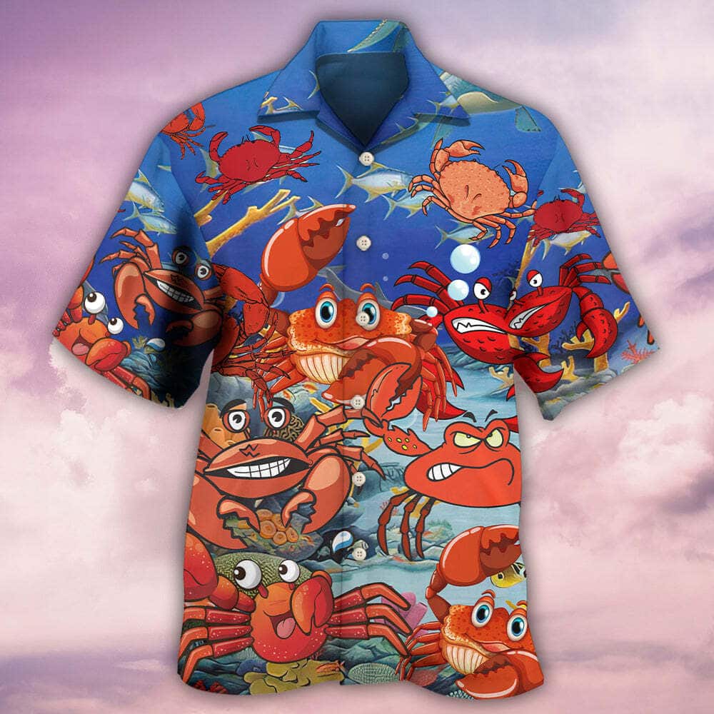 Funny Crabs We Rule The Ocean Hawaiian Shirt