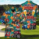 Funny Let's Get Drunk And Drive Golf Cart Hawaiian Shirt Funny Let's Get Drunk And Drive Golf Cart Hawaiian Shirt