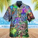Funny Octopus Love Music Colorful Ocean Hawaiian Shirt